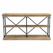 Pemberly Row Handmade Contemporary Wood and Metal Display Shelf