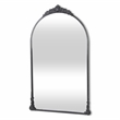 Pemberly Row Contemporary Victorian Black Wall Accent Mirror