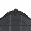 Pemberly Row Contemporary Victorian Black Wall Accent Mirror