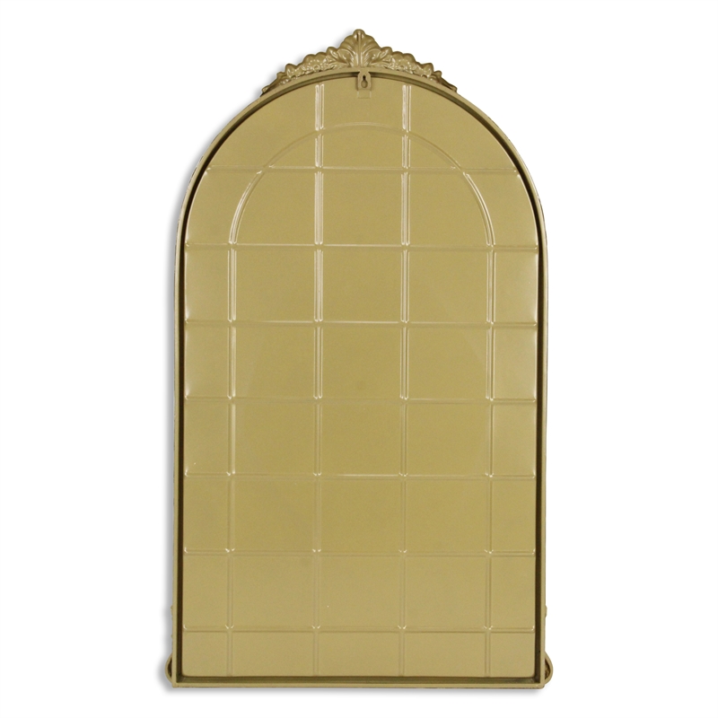 Pemberly Row Handmade Contemporary Victorian Gold Wall Accent Mirror