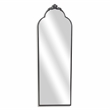 Pemberly Row Handmade Contemporary Victorian Black Floor Mirror