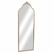 Pemberly Row Handmade Contemporary Victorian Gold Floor Mirror
