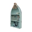 Pemberly Row Handmade Fully Assembled Large Canoe Style Shelf