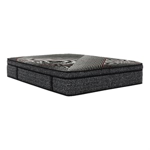 Pemberly Row 15&quot King Euro Top Gel Memory Foam Hybrid Mattress
