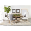Pemberly Row Full-Length Acacia Wood Floor Mirror in Natural Gray
