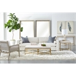 Pemberly Row Full-Length Acacia Wood Floor Mirror in Natural Gray