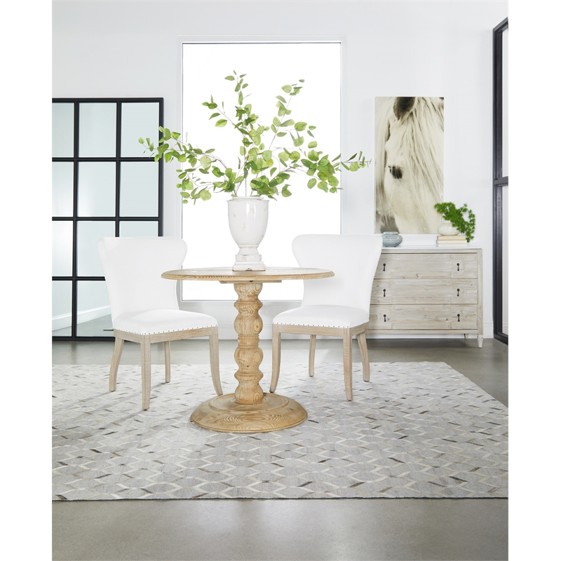 Pemberly Row Contemporary Solid Oak Floor Mirror in Matte Black