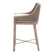 Pemberly Row Contemporary Loom Back Counter Stool 20.75