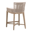 Pemberly Row Rope Back Counter Stool 20.75