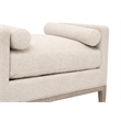 Pemberly Row Upholstered Accent Stool 35.5