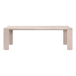Pemberly Row Outdoor Teak Dining Table 94.25