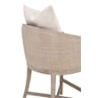 Pemberly Row Rattan and Oak Counter Stool 22.5