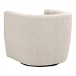 Pemberly Row Tufted 360-Degree Swivel Club Chair 33