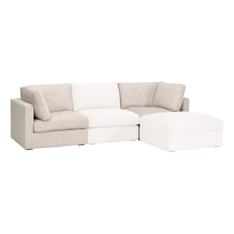 Pemberly Row Modular Corner Chair 40