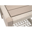 Pemberly Row Outdoor Rope and Teak End Table 21.25