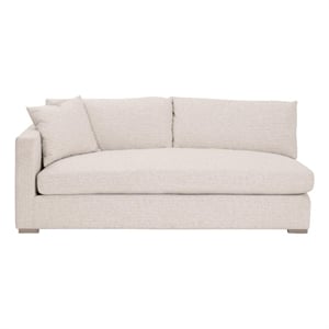 Pemberly Row Outdoor Modular 2-Seat Left Arm Sofa 76.5&quotW in Sand