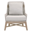 Pemberly Row Outdoor Woven Rope Teak Club Chair 29