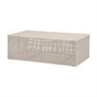 Pemberly Row Outdoor 2-Piece Teak and Rope Coffee Table 50