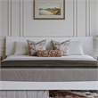 Pemberly Row King Solid Wood Platform Bed with Trundle in White