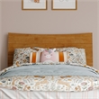 Pemberly Row Twin Solid Wood Platform Bed with Storage Drawers in Light Toffee