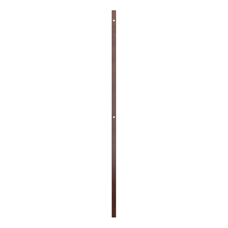 Pemberly Row Twin Mid-Century Panel Solid Wood Headboard in Walnut
