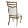 Pemberly Row Contemporary Upholstered Side Chair in Flax Seed (Two Pack)