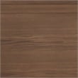 Pemberly Row Solid Wood Queen Platform Bed with Headboard and Slats in Brown