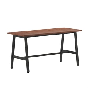 Pemberly Row 60x24 Conference Table with Laminate Top and A-Frame Base in Walnut
