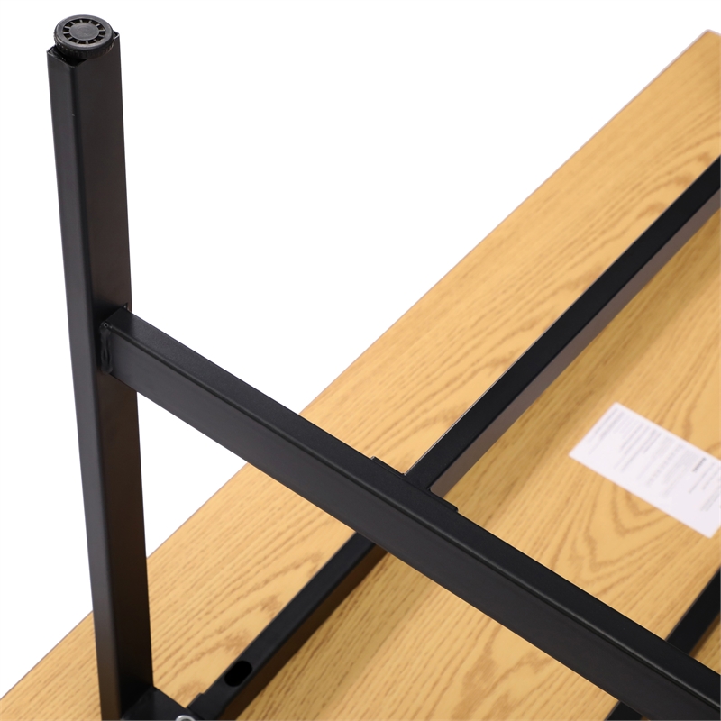 Pemberly Row 60x24 Conference Table with Laminate Top and A-Frame Base in Walnut