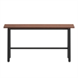 Pemberly Row 60x24 Conference Table with Laminate Top and A-Frame Base in Walnut