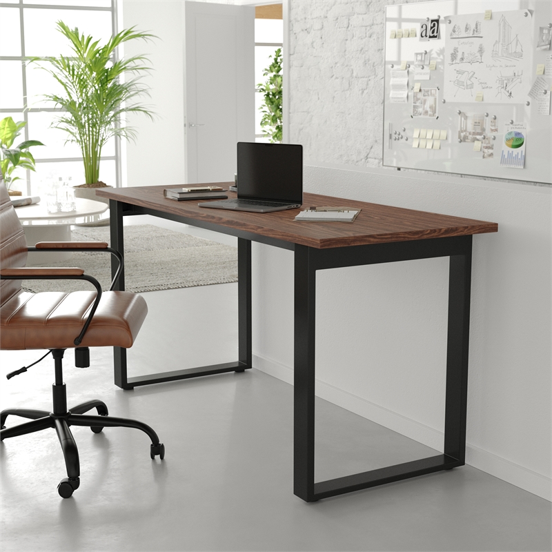 Pemberly Row 60x24 Conference Table with Laminate Top and U-Frame Base in Walnut