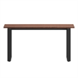 Pemberly Row 60x24 Conference Table with Laminate Top and U-Frame Base in Walnut
