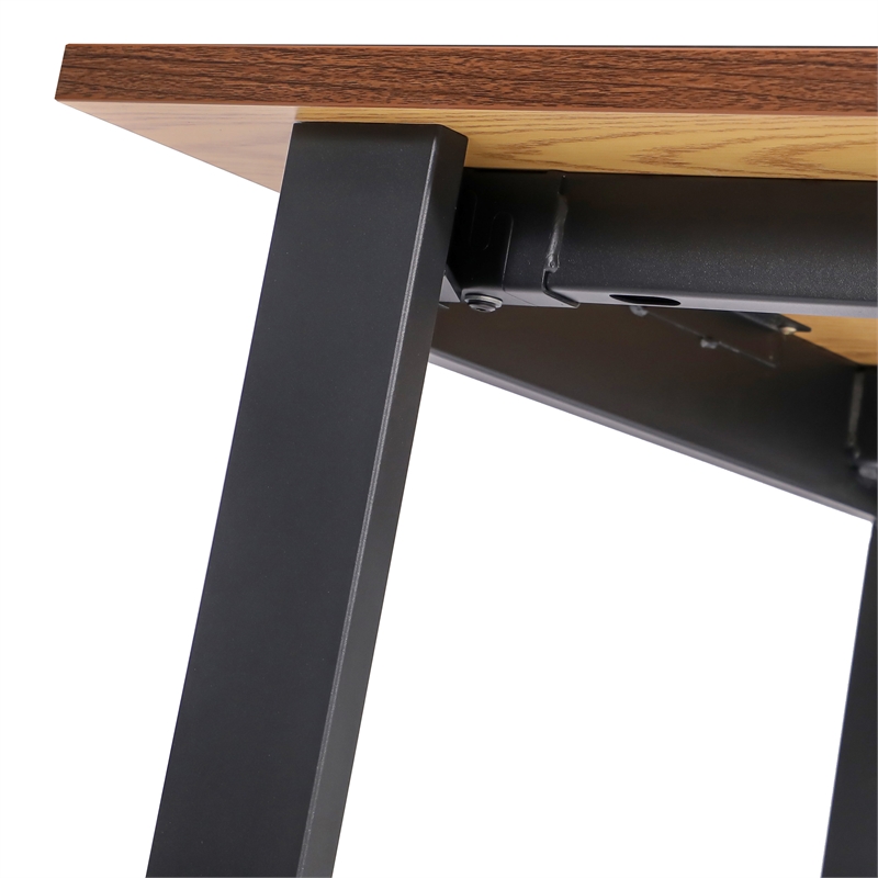 Pemberly Row 60x24 Conference Table with Laminate Top and U-Frame Base in Walnut