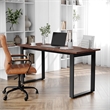 Pemberly Row 60x24 Conference Table with Laminate Top and U-Frame Base in Walnut