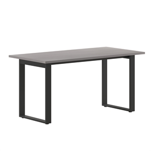 Pemberly Row 60x30 Conference Table with Laminate Top & U-Frame Base in Gray Oak