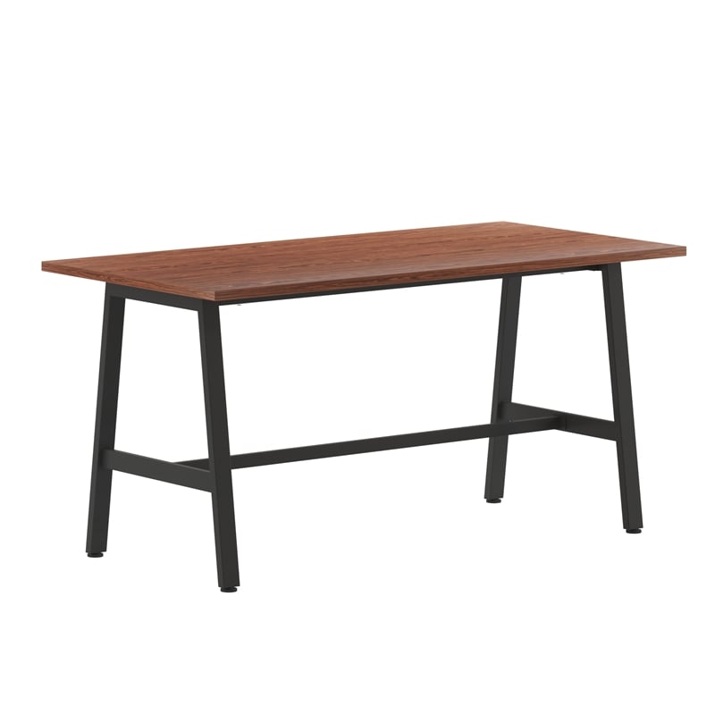 Pemberly Row 60x30 Conference Table with Laminate Top and A-Frame Base in Walnut