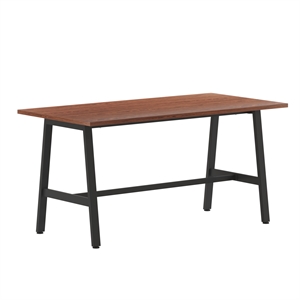 Pemberly Row 60x30 Conference Table with Laminate Top and A-Frame Base in Walnut