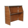 Pemberly Row 4' Maple Laminate Foldable Portable Event Bar for Catering