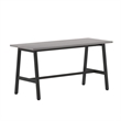 Pemberly Row 60x24 Conference Table with Laminate Top & A-Frame Base in Gray Oak