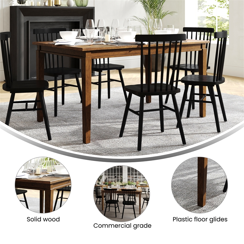 Pemberly Row Solid Wood 60