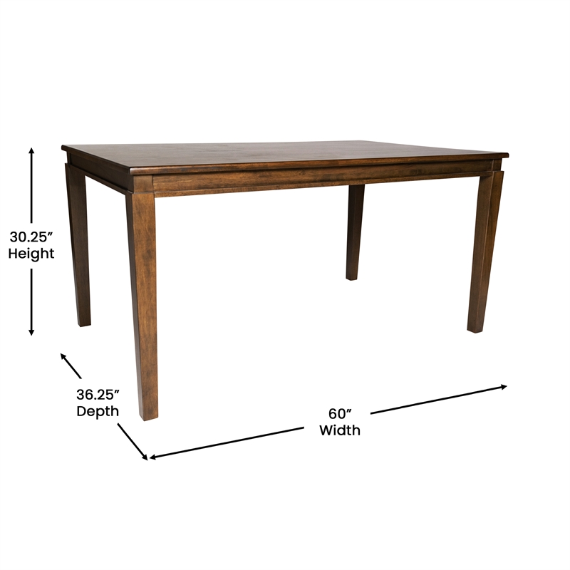 Pemberly Row Solid Wood 60