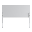 Pemberly Row Contemporary Queen Size 4 Panel Wooden Headboard in White