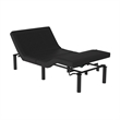 Pemberly Row Upholstered Adjustable Bed Base with Wireless Remote in Twin XL
