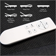 Pemberly Row Upholstered Adjustable Bed Base with Wireless Remote in Twin XL