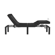 Pemberly Row Upholstered Adjustable Bed Base with Wireless Remote in Twin XL