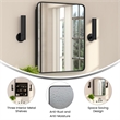 Pemberly Row 24x30 Recessed Bathroom Medicine Cabinet with Beveled Mirror