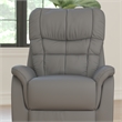 Pemberly Row Remote Powered Lift Recliner for Elderly in Gray