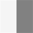 Pemberly Row Nesting Flip Training Table with Steel Frame & T-Legs in White/Gray