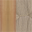 Pemberly Row Y-Back Style Wood and Kraft Paper Stack Dining Chair in Oak/Natural