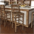 Pemberly Row School House Back Antique Copper Wood Restaurant Barstool
